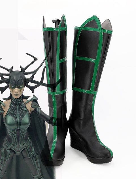 VeeGet VeeGet Thor 3 Ragnarok Goddess Of Death Hela Boots Cosplay Shoes