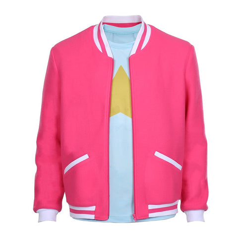 VeeGet VeeGet Steven Universe: The Movie-Steven Universe Adult Zip Up Jacket Coat Halloween Carnival Costume Cosplay Costume