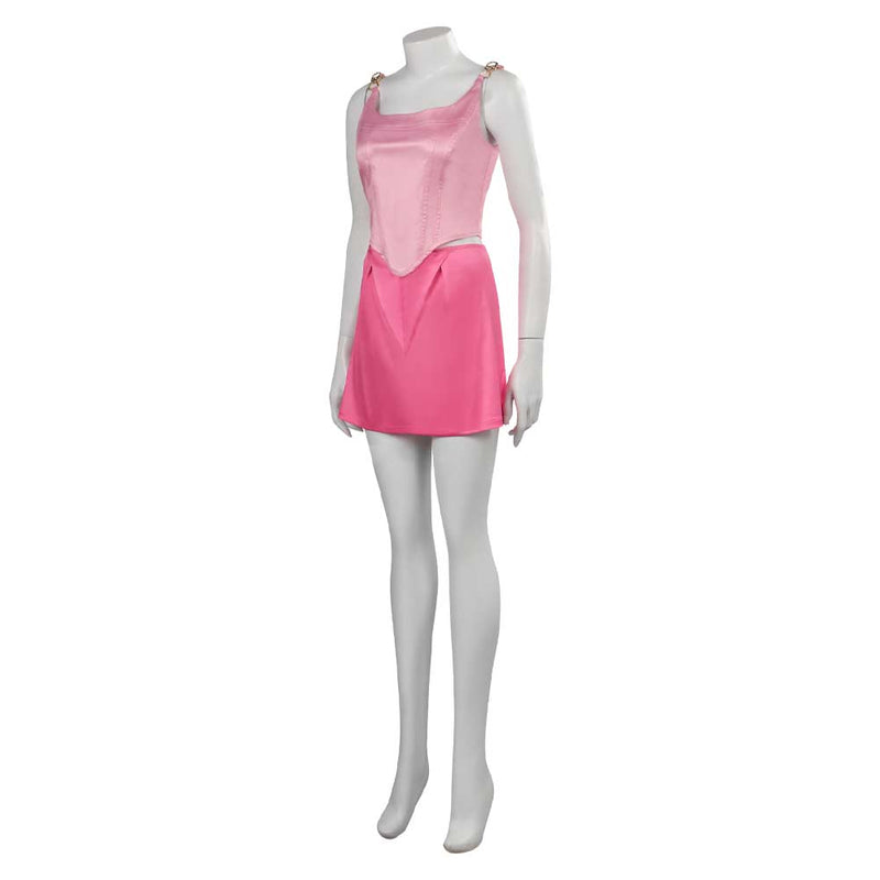 BarB Pink Style Movie Margot Robbie Slip Dress Outfits Halloween Carnival Cosplay Costume BarBStyle