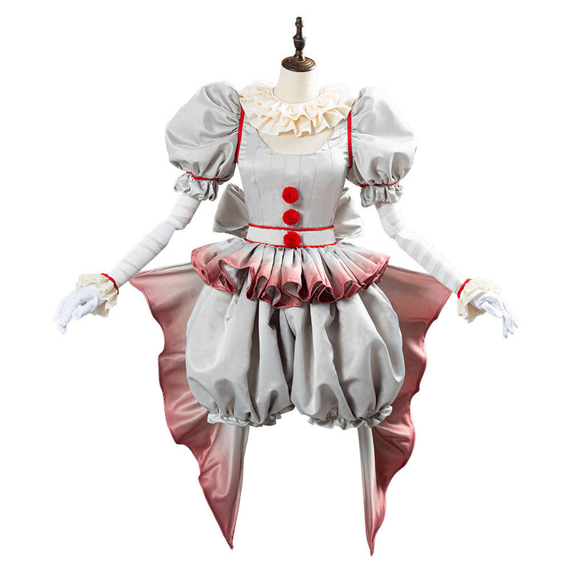 VeeGet VeeGet Women It Pennywise Horror Pennywise The Clown Costume Cosplay Costume