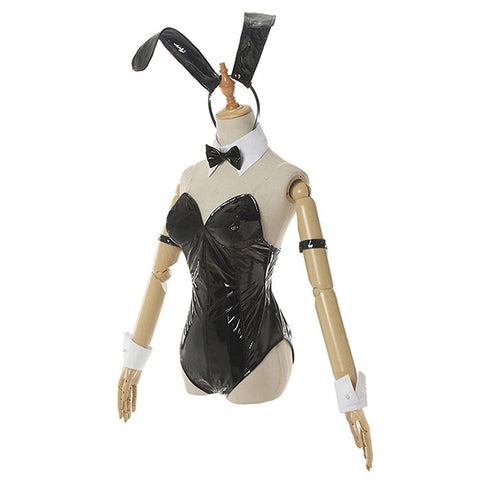 VeeGet Rascal Does Not Dream of Bunny Girl Senpai-Sakurajima Mai Bunny Girl Jumpsuit Outfits Halloween Carnival Suit Cosplay Costume