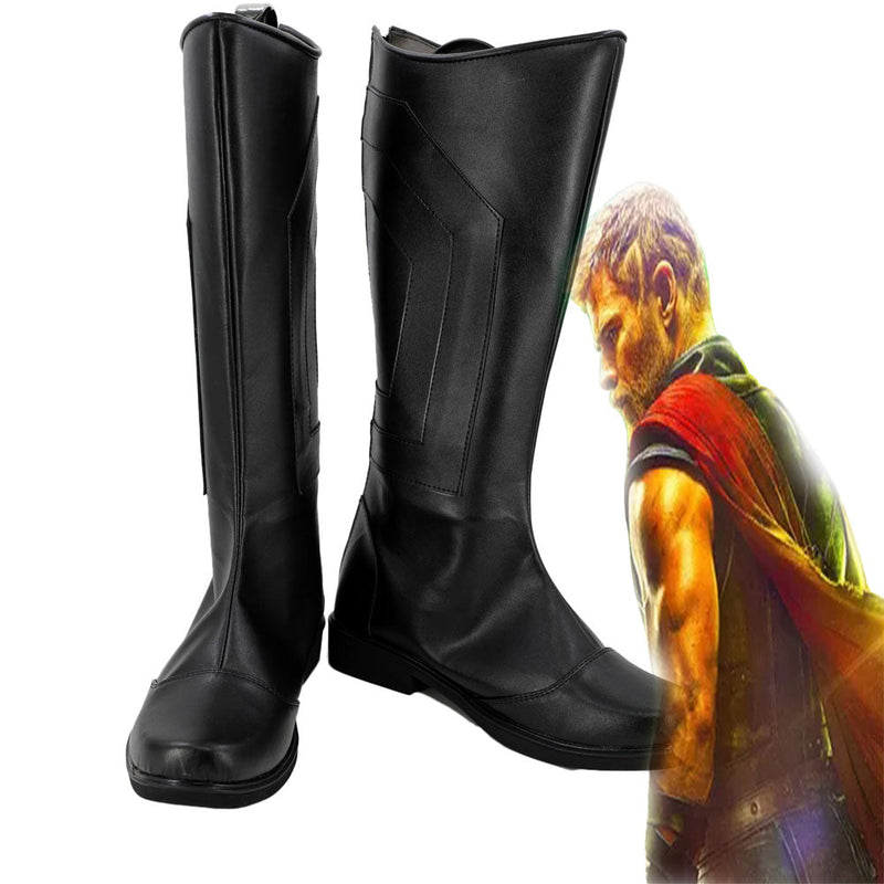 VeeGet VeeGet Thor 3 Ragnarok Thor Boots Cosplay Shoes SMan