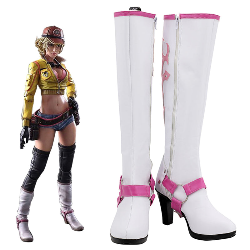 VeeGet VeeGet FF15 Final Fantasy 15 Cindy Final Boots Halloween Costumes Accessory Cosplay Shoes