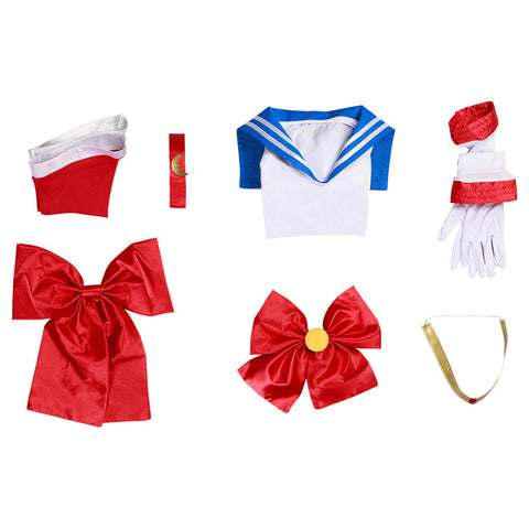 VeeGet VeeGet Sailor Moon Sailor Moon/Tsukino Usagi Kids Children Girls Dress Outfits Cosplay Costume