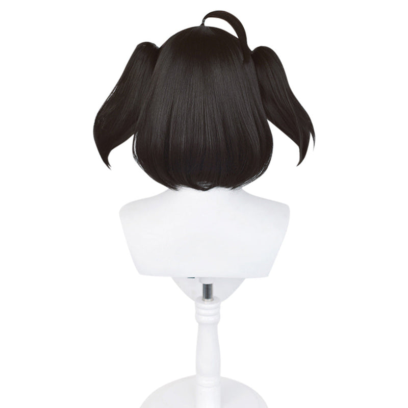 VeeGet VeeGet Pretty Derby Kitasan Black Wig Synthetic HairCarnival Halloween Party Cosplay Wig