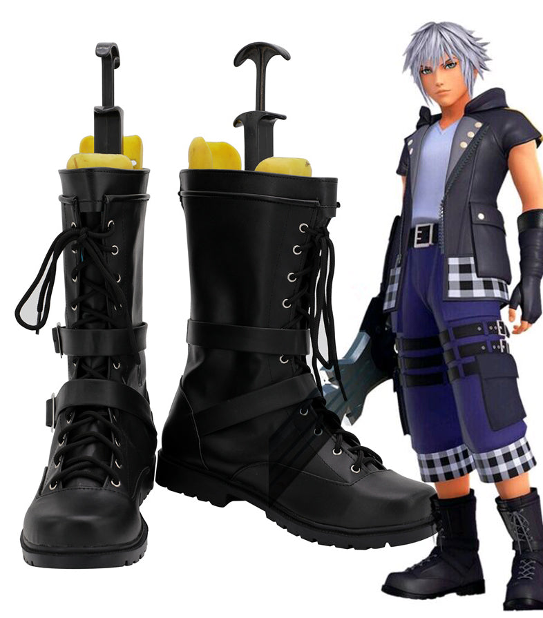 VeeGet Kingdom Hearts 3 Riku Cosplay Shoes