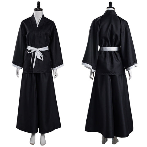 VeeGet Anime Bleach Kuchiki Rukia Japanese Kimono Outfits Halloween Carnival Suit Cosplay Costume