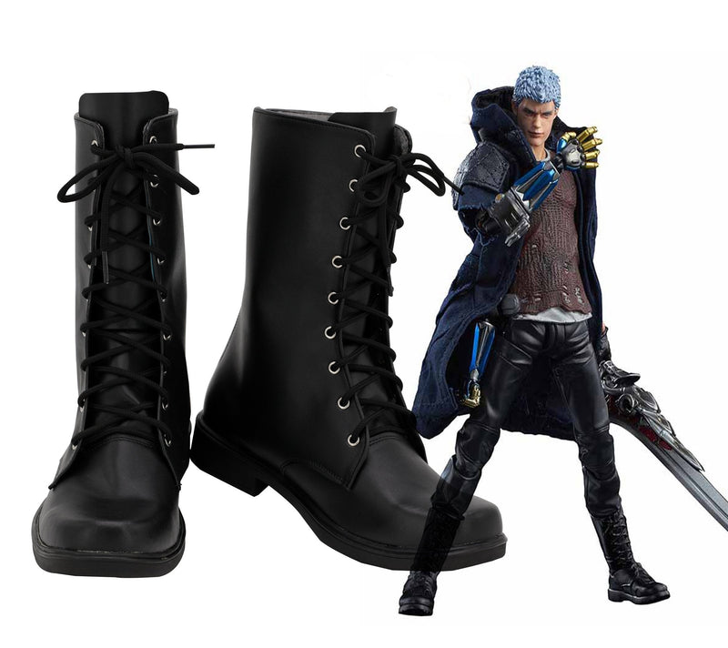 VeeGet Devil May Cry 5 Nero Cosplay Shoes