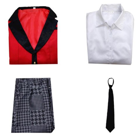 VeeGet Kakegurui Ryouta Suzui Men School Uniform Outfits Halloween Carnival Suit Cosplay Costume