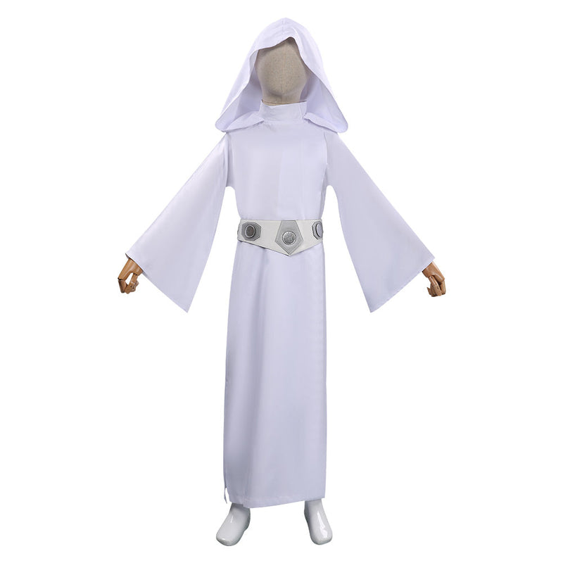 VeeGet VeeGet Star Wars Leia Princess Kids Children Halloween Carnival Suit Cosplay Costume