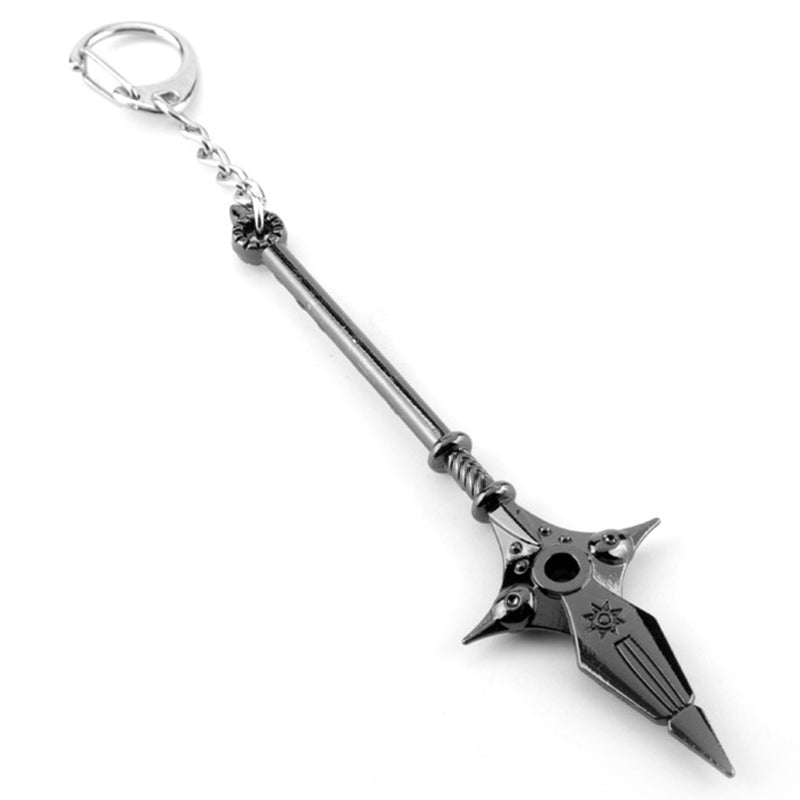 5pcs The Seven Deadly Sins Escanor Rhitta Keychain Anime Jewelry Nanatsu No Taizai Axe Key Chain Key Rings Gifts