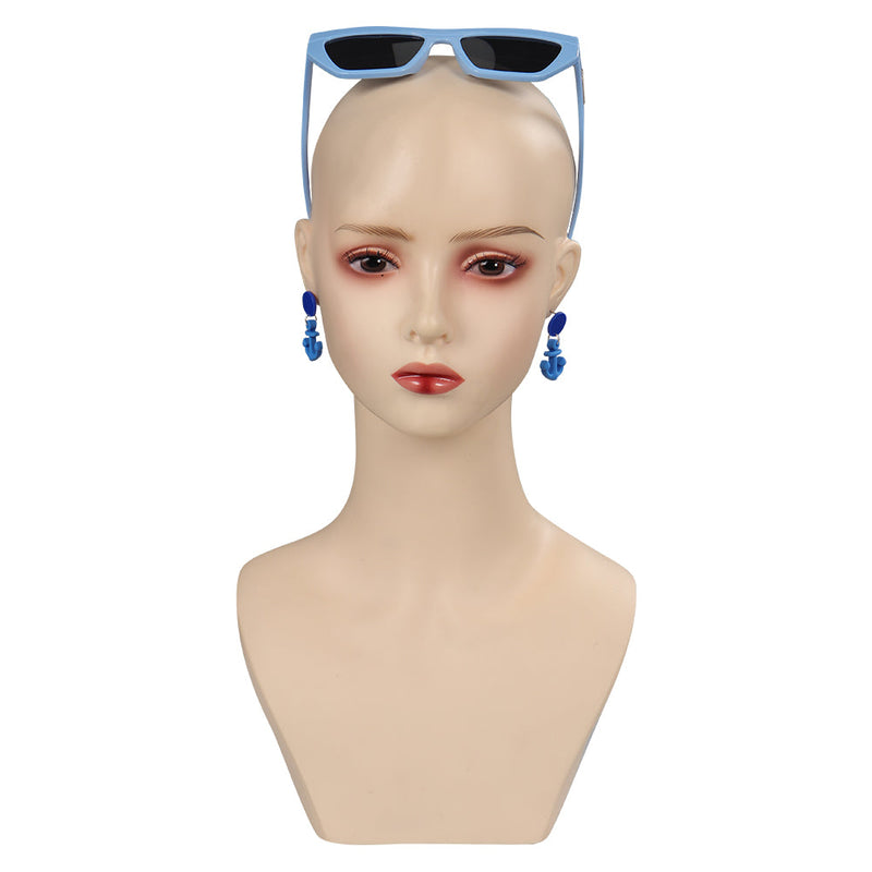 Movie 2023 BarB Pink Style Cosplay Sunglasses Earings Halloween Costume Accessories BarBStyle