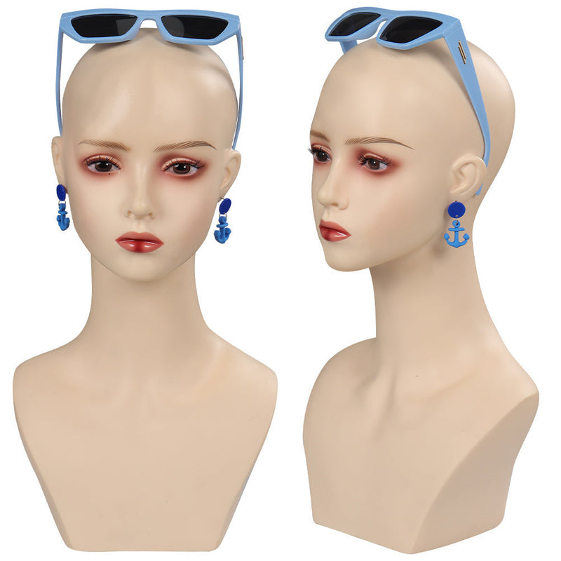 Movie 2023 BarB Pink Style Cosplay Sunglasses Earings Halloween Costume Accessories BarBStyle