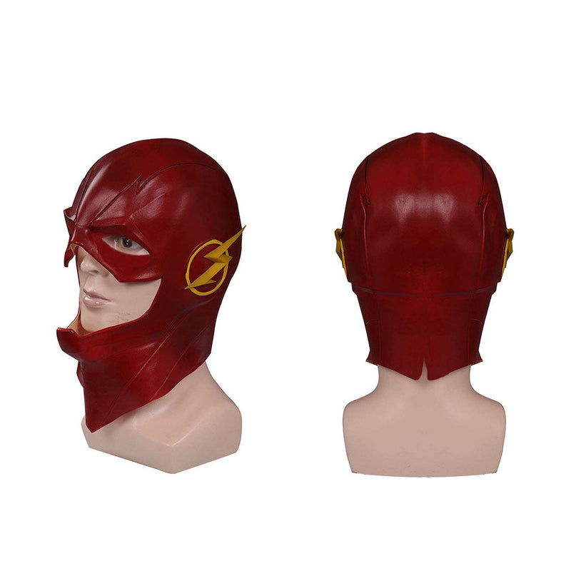 SeeCoplay The Flash Barry Allen Mask Cosplay Latex Masks Helmet Masquerade for Halloween Party Costume Props