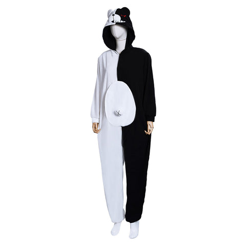 VeeGet VeeGet Anime Danganronpa Monokuma and Monomi Pajamas Sleepwear Halloween Carnival Cosplay Costume