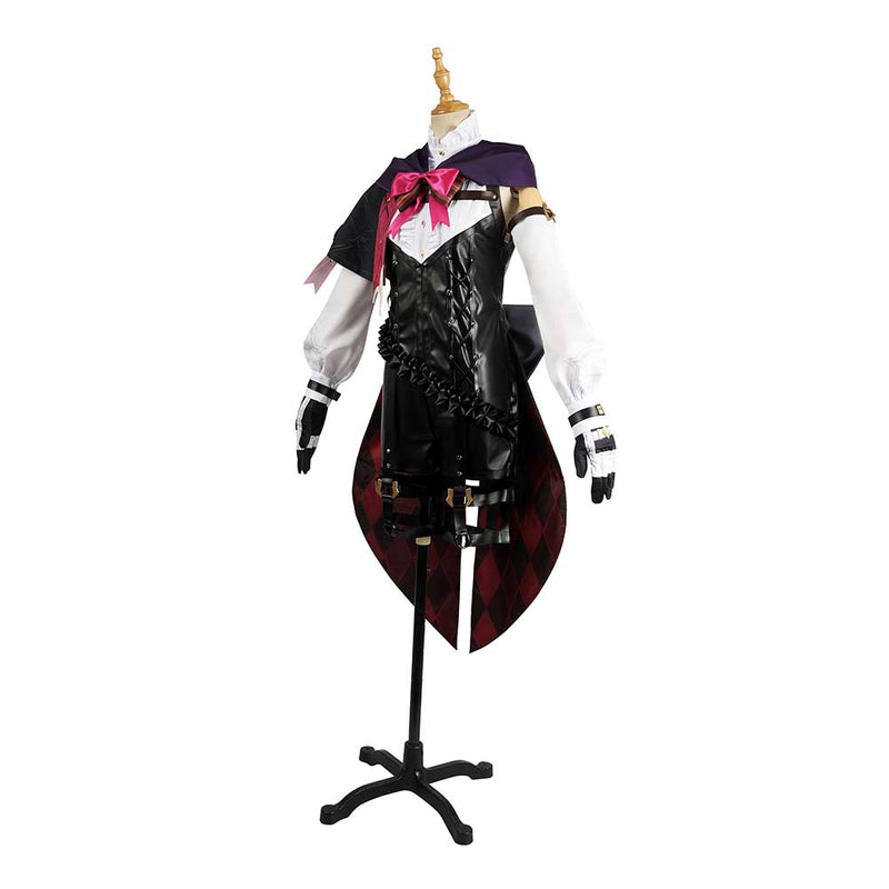 VeeGet Genshin Impact Lyney Costume Outfits for Halloween Carnival Suit Cosplay Costume