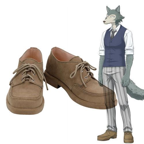 VeeGet Cherryton High School Boys Louis Legosi Beastars Cosplay Shoes