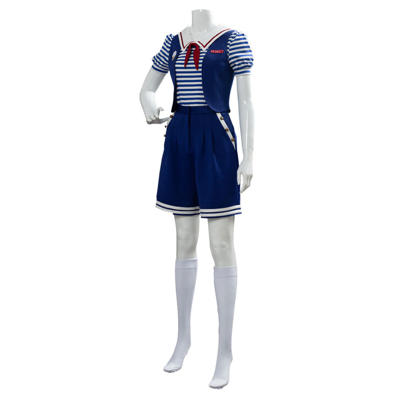 VeeGet VeeGet Stranger Things 3 Scoops Ahoy Robin Cosplay Costume Adult