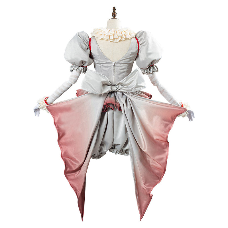 VeeGet VeeGet Women It Pennywise Horror Pennywise The Clown Costume Cosplay Costume