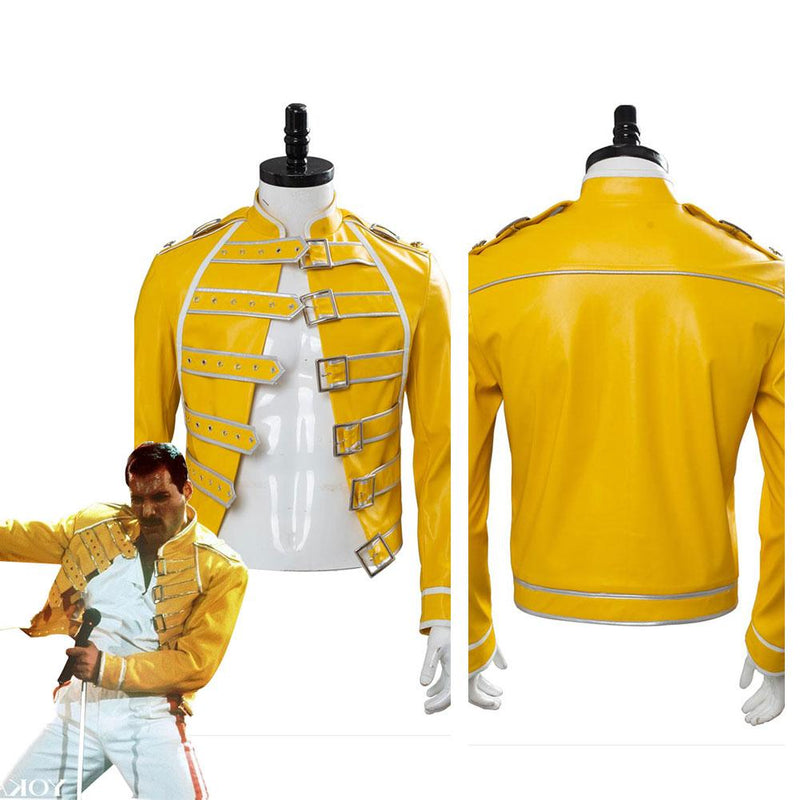 VeeGet VeeGet Queen Freddie Mercury Comic-con Party Cosplay Costume Coat