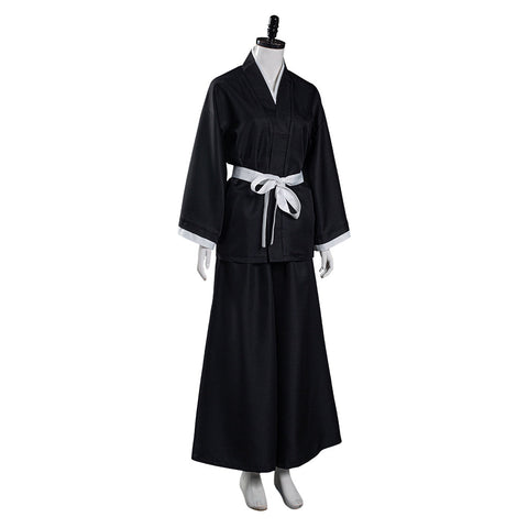 VeeGet Anime Bleach Kuchiki Rukia Japanese Kimono Outfits Halloween Carnival Suit Cosplay Costume