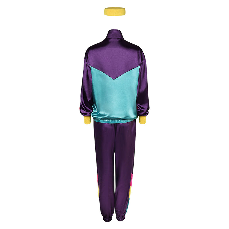 80s Cosplay Costume Outfits Halloween Carnival Suit women men