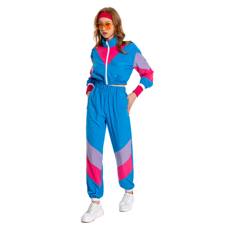 80s Workout Costume Cosplay Costume Outfits Halloween Carnival Suit Costume Outfit Set for Adult Halloween Cosplay