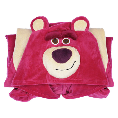 VeeGet VeeGet Toy Story 3 Lotso Strawberry Bear Pajama Sleepwear Christmas Halloween Cosplay Costume