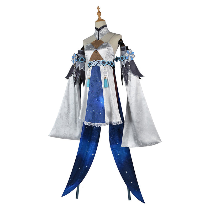 VeeGet Genshin Impact Guizhong Costume Outfits for Halloween Carnival Cosplay Costume