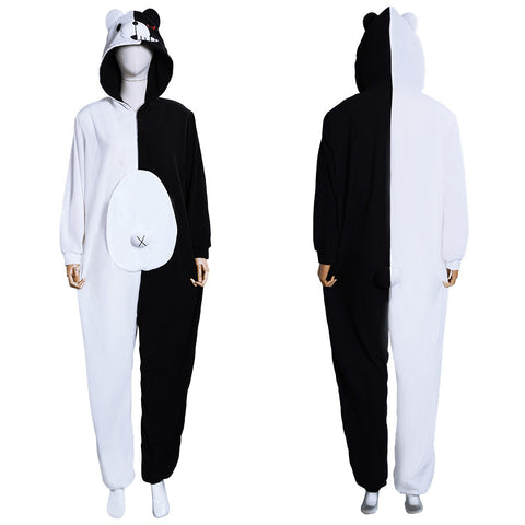 VeeGet VeeGet Anime Danganronpa Monokuma and Monomi Pajamas Sleepwear Halloween Carnival Cosplay Costume