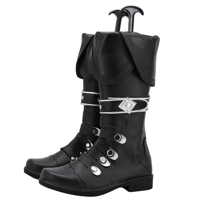 VeeGet Game Genshin Impact Diluc Ragnvindr Boots Halloween Costumes Accessory Cosplay Shoes