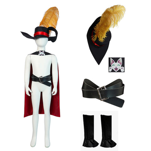 VeeGet Puss in Boots: The Last Wish Kids Children Cosplay Outfits Halloween Carnival Party Suit BoysKidsCostume