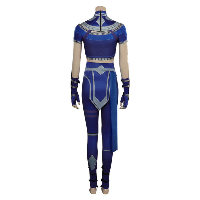 VeeGet Mortal Kombat Kitana Costumes for Halloween Carnival Costume