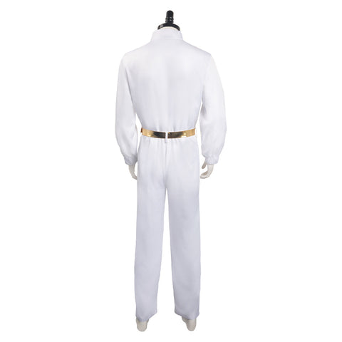 Movie BarB Pink Style Ken White Men Outfits Halloween Carnival Cosplay Costume BarBStyle