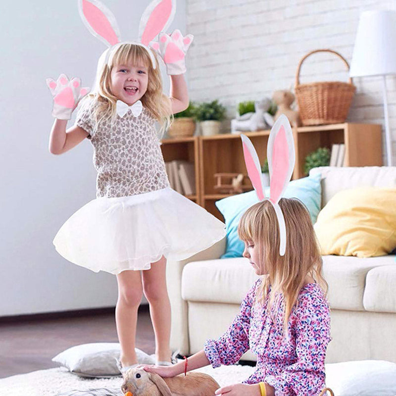 VeeGet Easter Rabbit Kids Girls Cosplay Tutu Dress Outfits Halloween Carnival Suit GirlKidsCostume