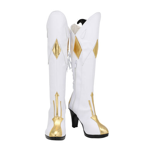 VeeGet Genshin Impact Jean Boots Halloween Costumes Accessory Cosplay Shoes