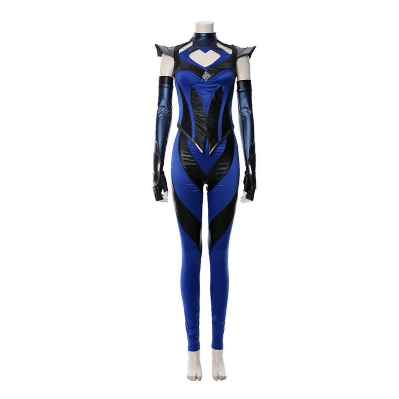 SeeCosplay Mortal Kombat 11 Kitana Costume for Halloween Carnival Suit Cospaly Costume