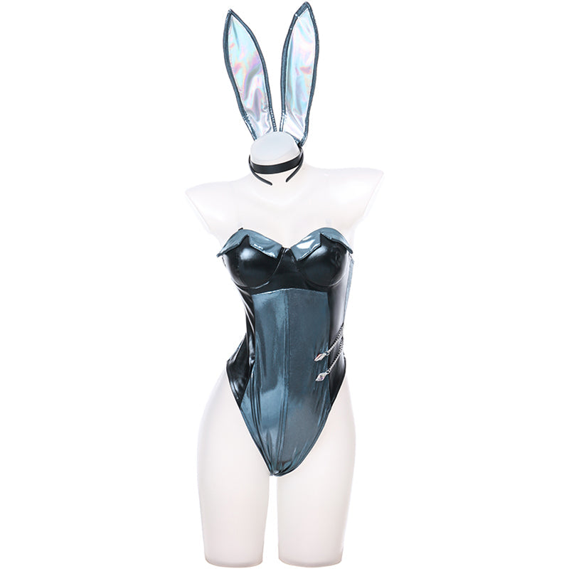 VeeGet VeeGet Game League of Legends LoL Kaisa Daughter of the Void KDA Bunny Girls Jumpsuit Halloween Cosplay Costume