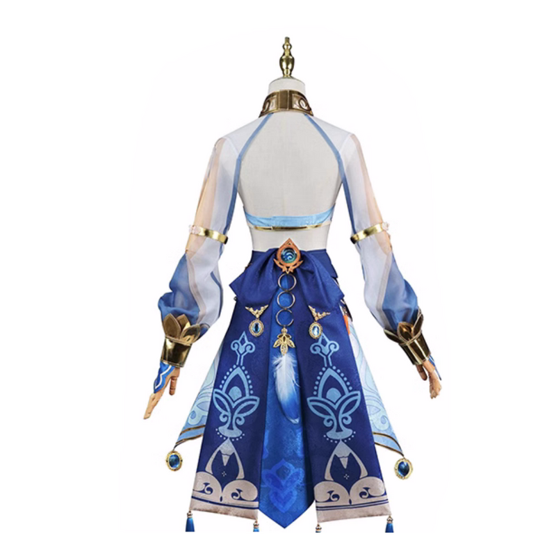 VeeGet Genshin Impact Nilou Cosplay Costume Costume Outfits for Halloween Carnival Party Suit