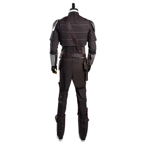 VeeGet The Mandalorian S2 Beskar Armor Coat Uniform Outfits Halloween Carnival Suit Cosplay Costume