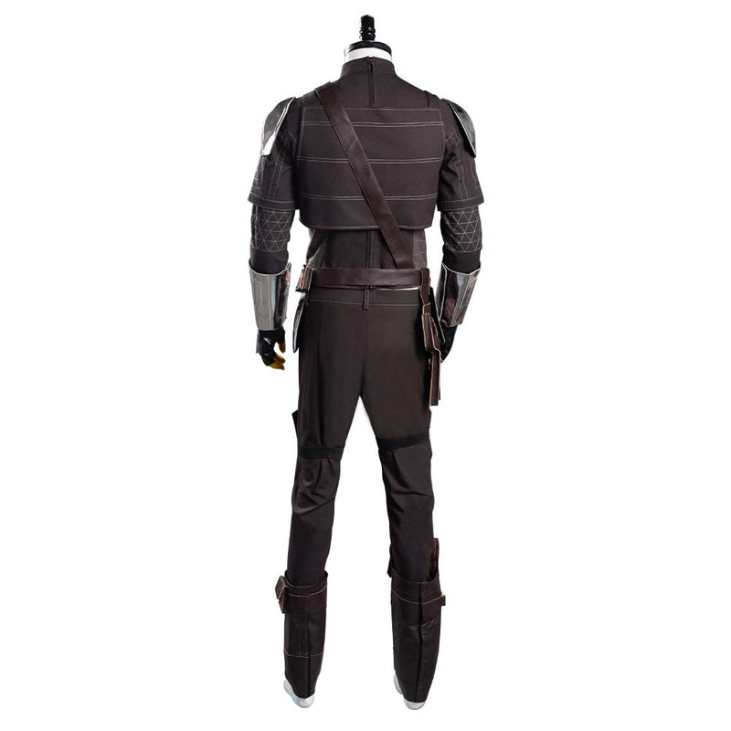 VeeGet The Mandalorian S2 Beskar Armor Coat Uniform Outfits Halloween Carnival Suit Cosplay Costume