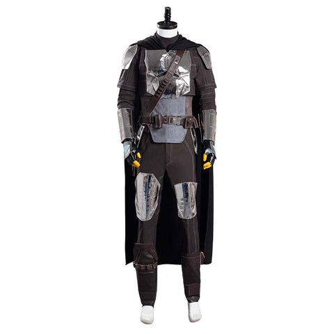 VeeGet The Mandalorian S2 Beskar Armor Coat Uniform Outfits Halloween Carnival Suit Cosplay Costume