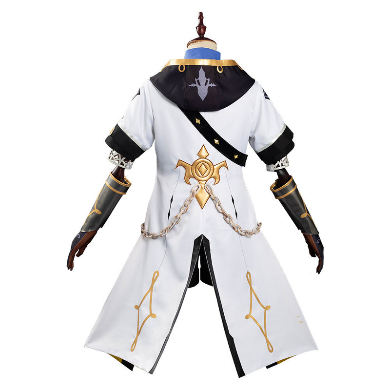 VeeGet Game Genshin Impact Albedo Costume Outfits for Halloween Carnival Cosplay Costume