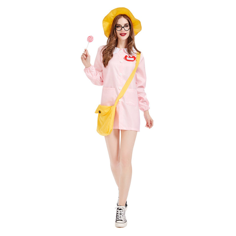 Adult Dress Bag Hat Cosplay Costume Outfits Halloween Carnival Suit