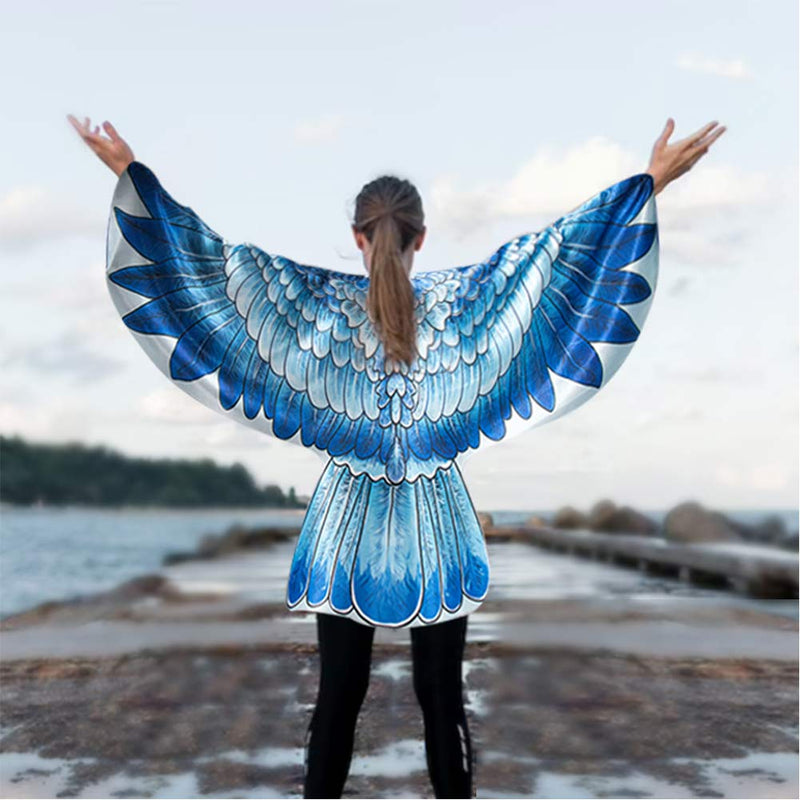 adult eagle wing shawl Cosplay Costume Outfits Halloween Carnival Suit