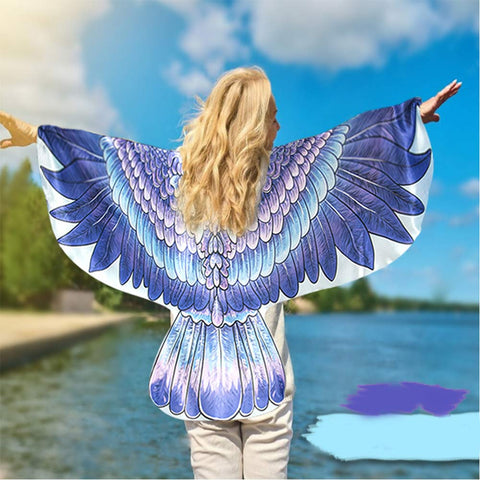 adult eagle wing shawl Cosplay Costume Outfits Halloween Carnival Suit