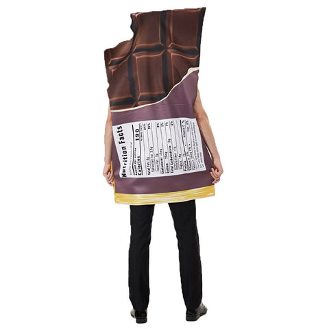 Adult Peanut Butter Chocolate Bars Cosplay Costume Funny Perfomace Costume Outfits Halloween Carnival Suit