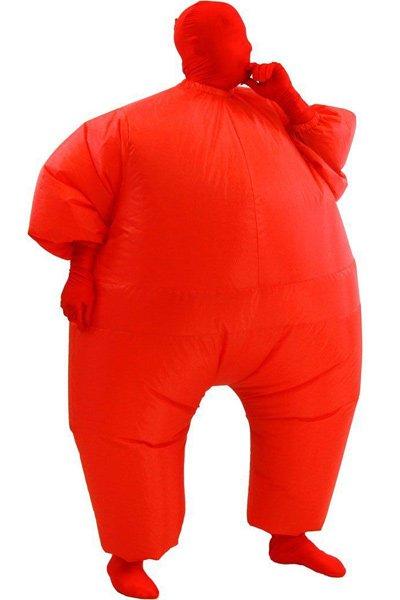 VeeGet Among Us Adult Size Inflatable Costume Full Body Jumpsuit Red Version