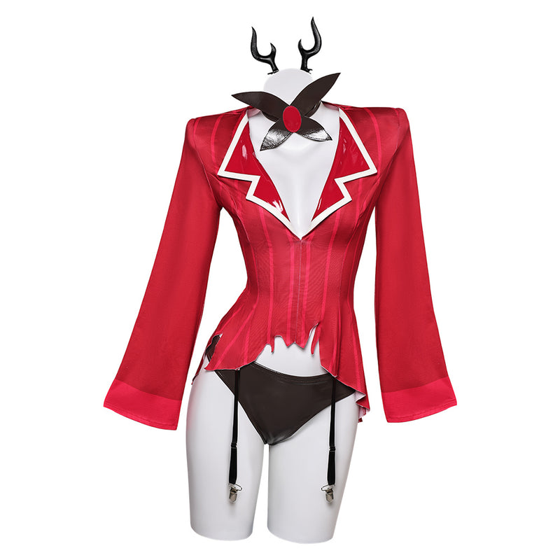 Alastor Lingerie for Women Hazbin Hotel Cosplay Costume Outfits Halloween Carnival Suit