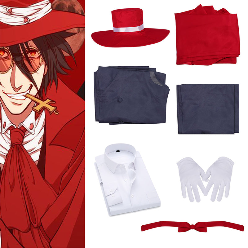 Anime  Hellsing -Alucard Cosplay Costume Outfits Halloween Carnival Suit